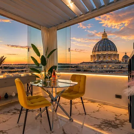 Valentine Vatican View & Jacuzzi Apartment