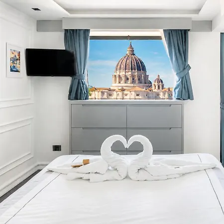 Valentine Vatican View & Jacuzzi Apartament
